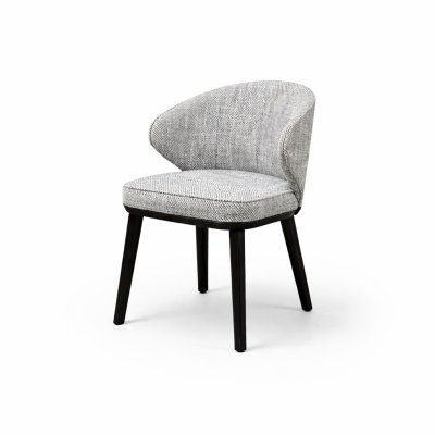 Tweedehands Stoel – PMP – Wit/Blauw