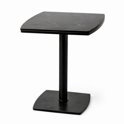 Tweedehands Tafel – 76 x 76 cm – PMP – Zwart Marmer
