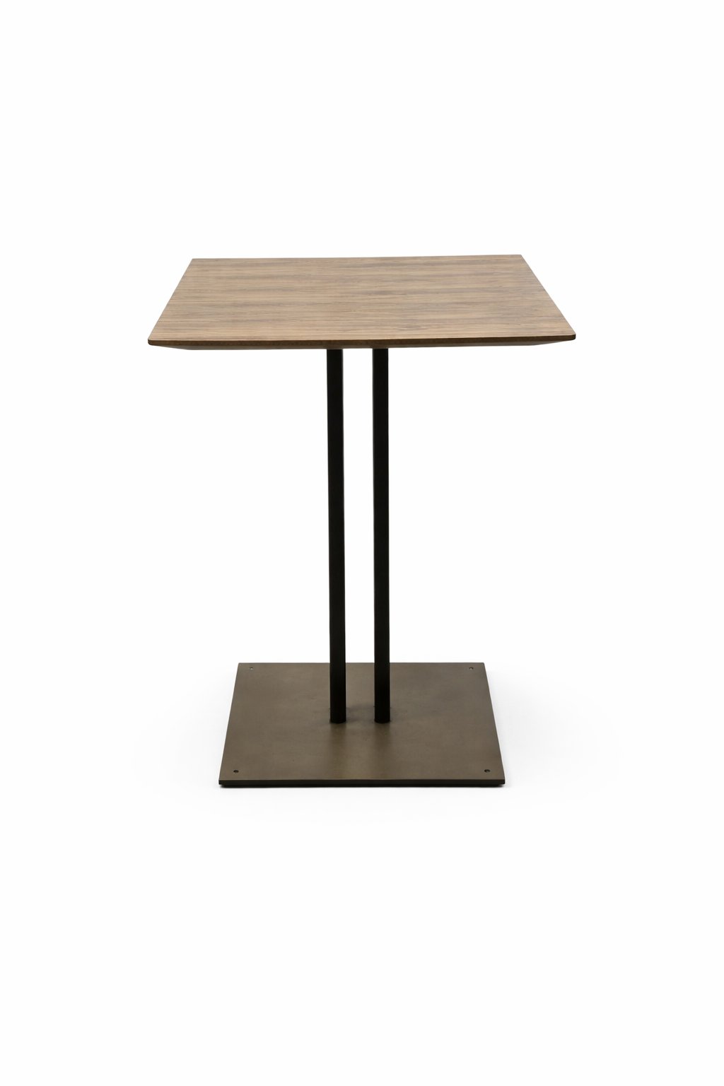 Tweedehands Vierkante Tafel – 70 x 70 cm – PMP – Houtlook