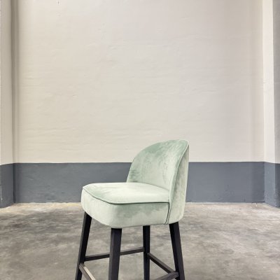 Tweedehands Barkruk – 65 cm – PMP – Blauw