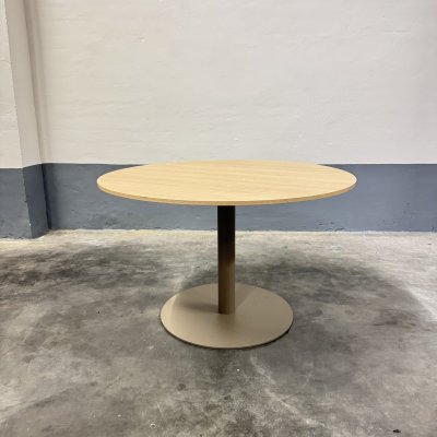Tweedehands Ronde Tafel – Ø140 cm – Eiken/ Groen
