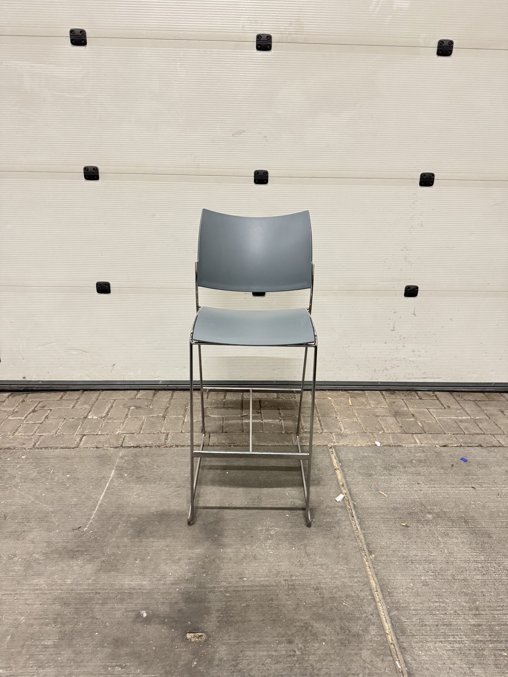 Tweedehands Barkruk – Cassala Curvy – Grijs - Afbeelding 2