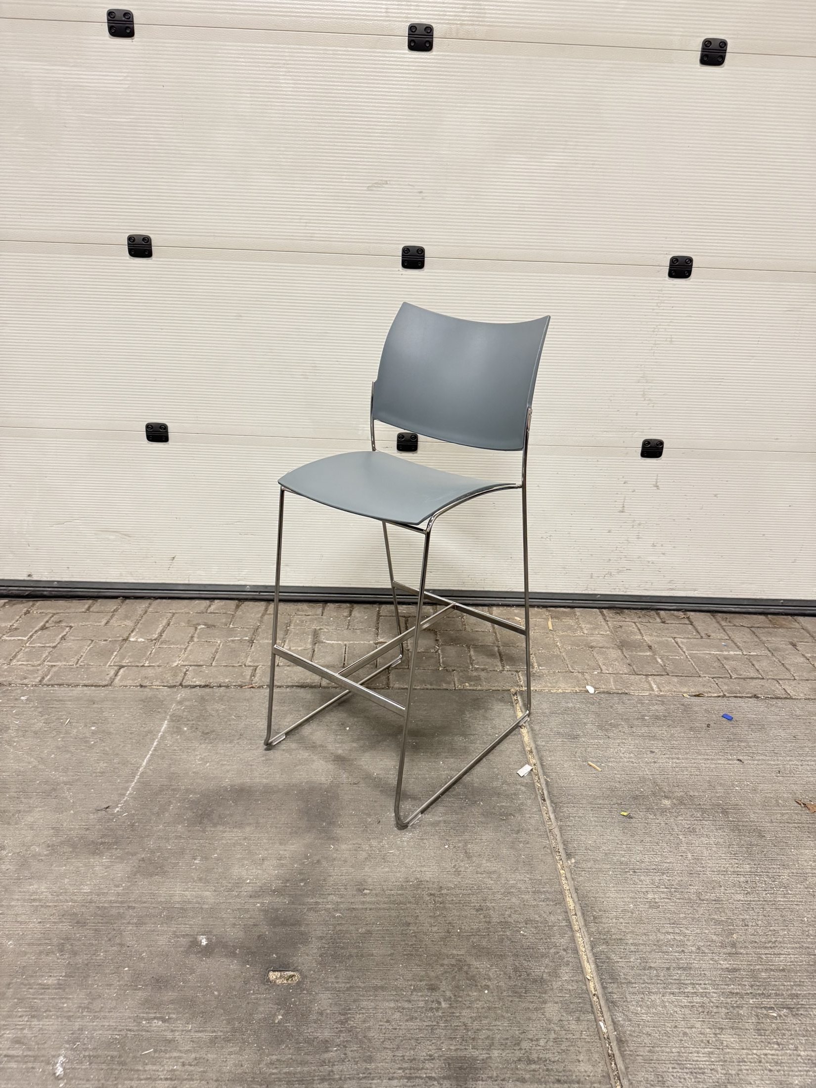 Tweedehands Barkruk – Cassala Curvy – Grijs