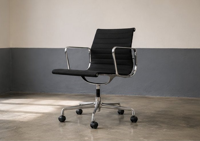 Tweedehands Vergaderstoel – Vitra –  Eames EA117 – Zwart