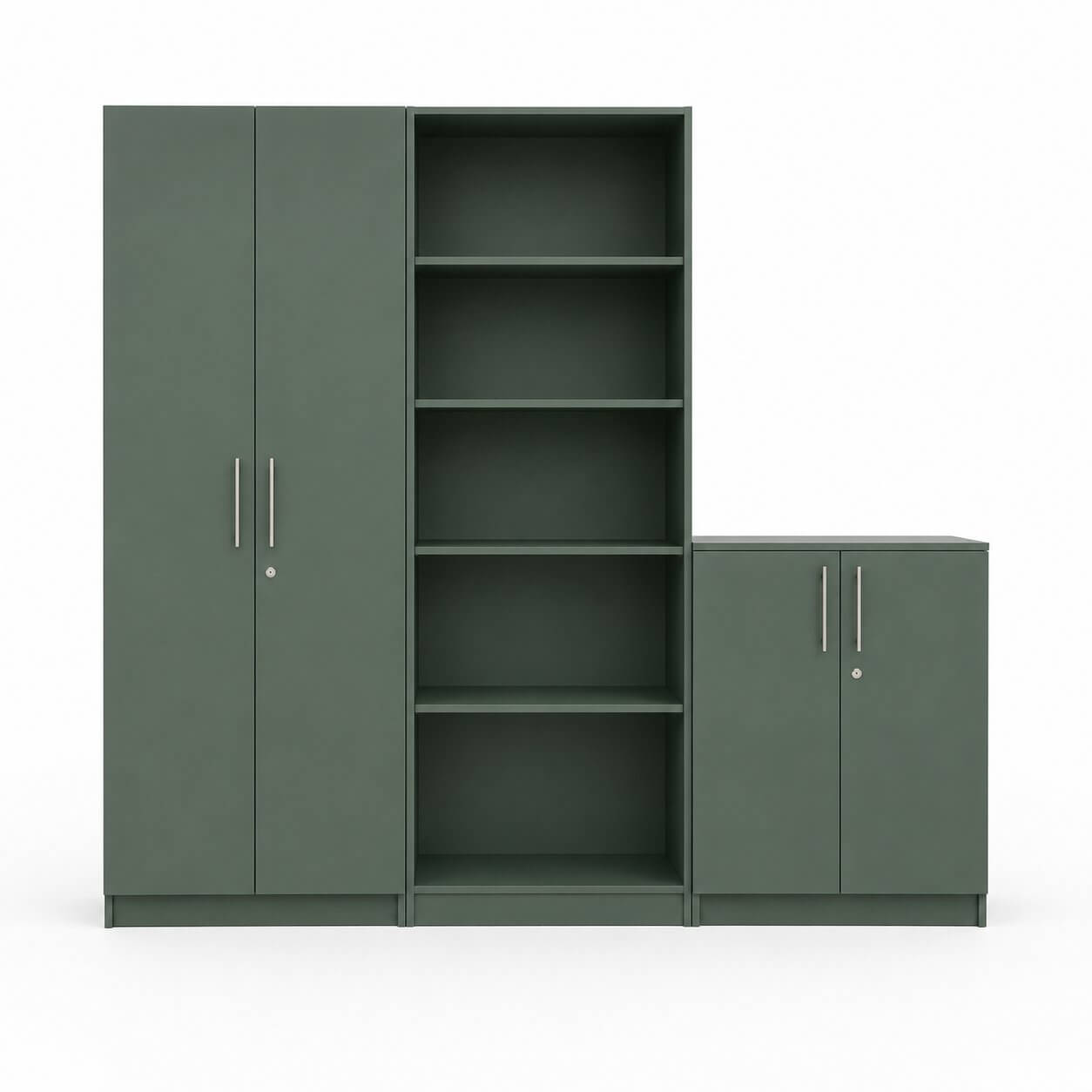 tweedehands Modulaire Opbergkast – Groen