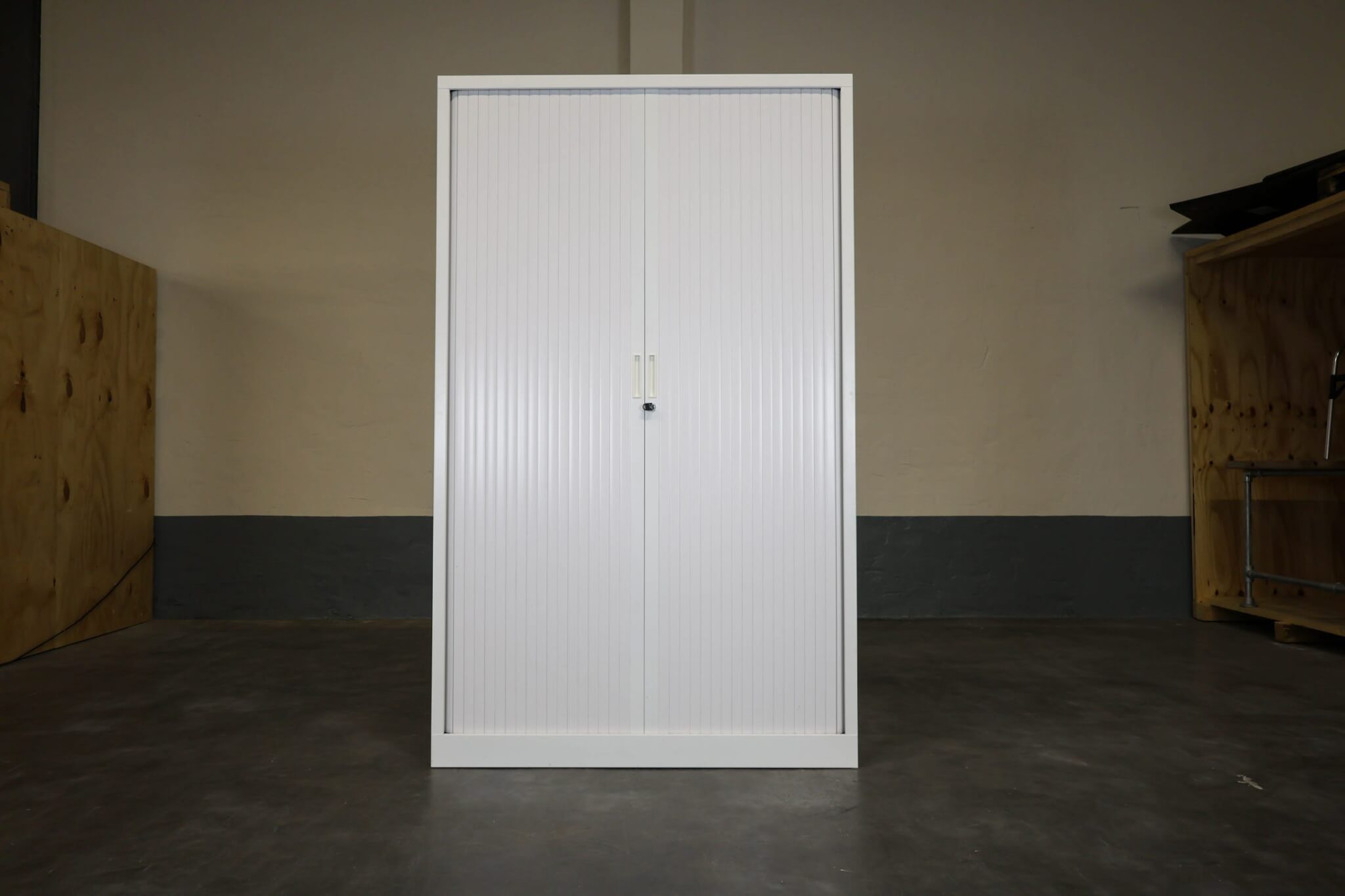 Tweedehands Archiefkast - 120 x 195 x 45 cm - Robberechts - Wit