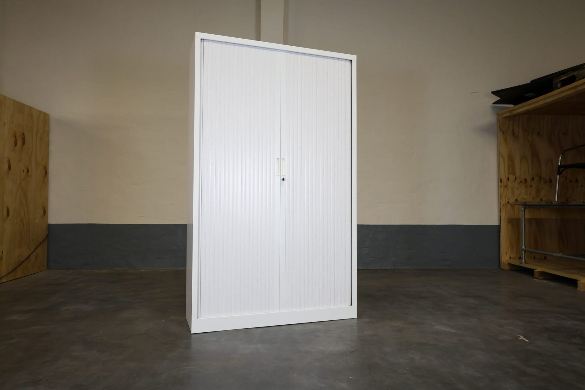 Tweedehands Archiefkast - 120 x 195 x 45 cm - Robberechts - Wit - Afbeelding 2