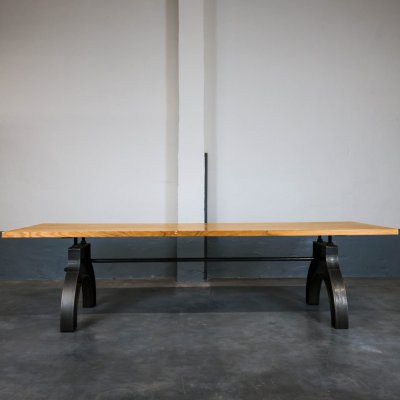 Tweedehands Vergadertafel - 300 x 100 x 75 cm - Satelliet  - Bruin